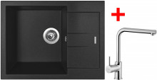 Sinks AMANDA 650 Metalblack+ELKA  